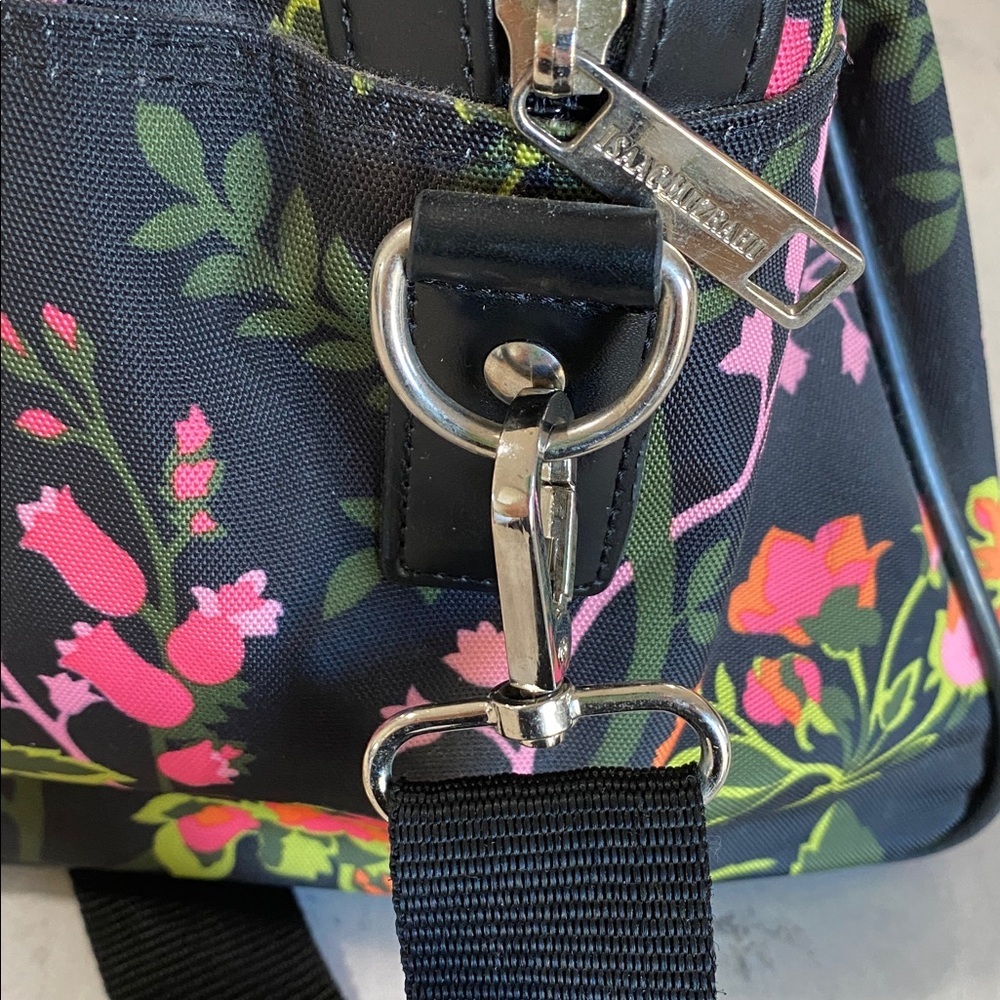 Floral Isaac Mizrahi Black  Bag - Picture 16 of 16